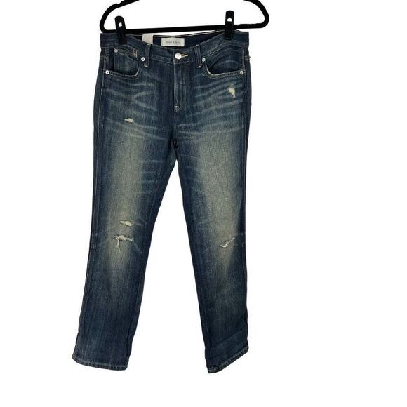 Henry & Belle Ryan Relaxed Skinny jeans Slightly Distressed Sz 27 Women’s NWT - Picture 1 of 9